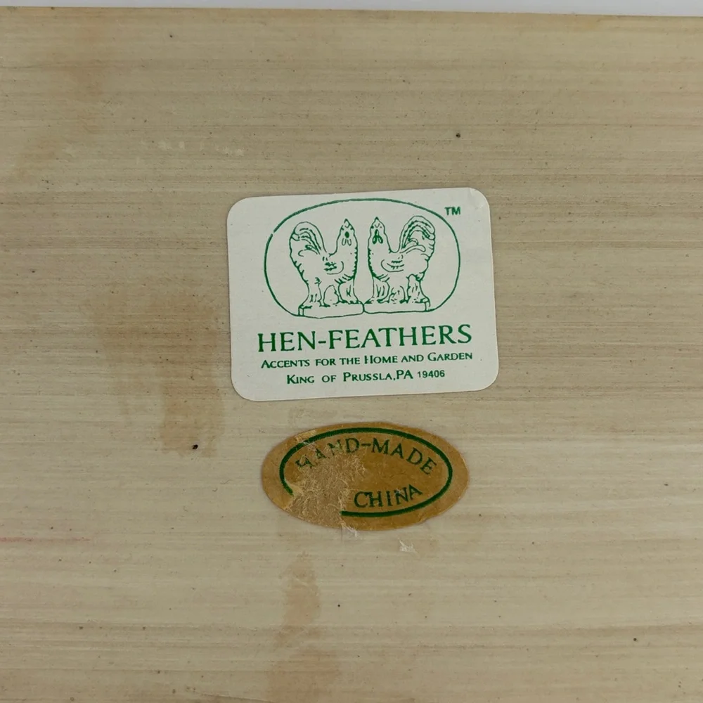 WARREN KIMBLE HEN-FEATHERS Rooster and Hens Wall Hooks